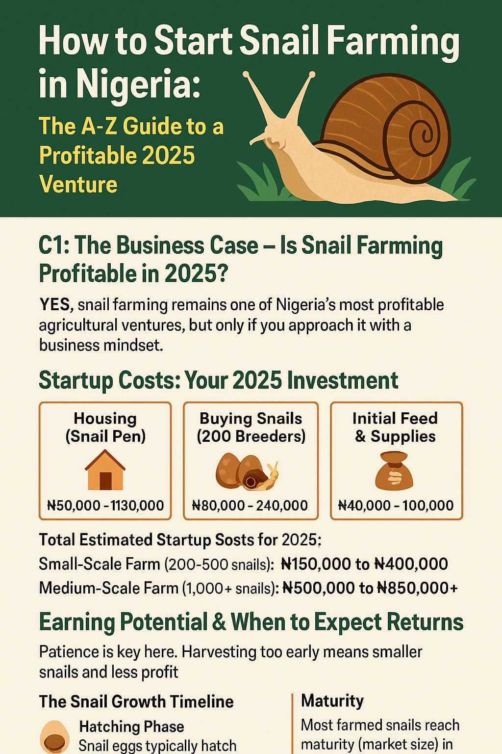  How to Start Snail Farming in Nigeria: The A-Z Guide to a Profitable 