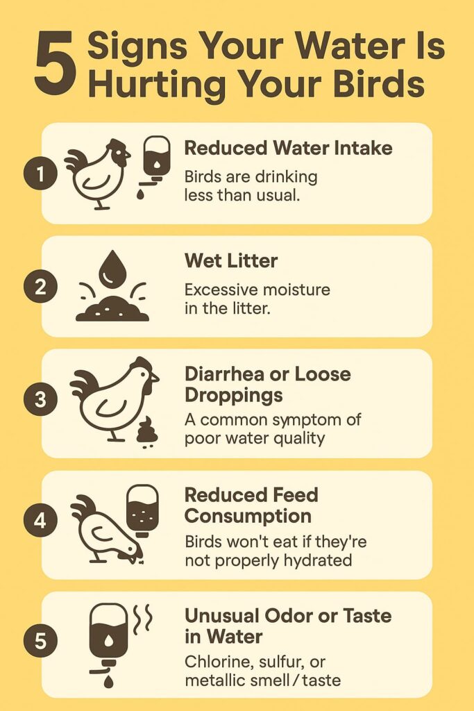 5 Signs Your Water Is Hurting Your Birds