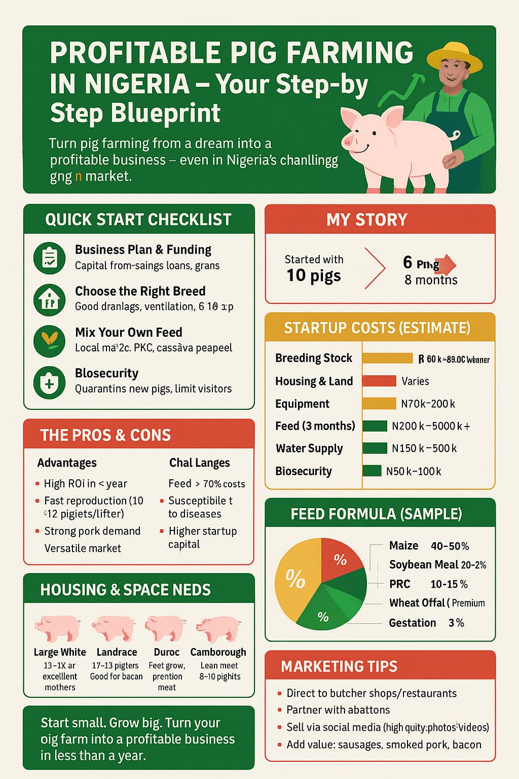 Piggery Farming in Nigeria: The Complete A-Z Guide (2025)