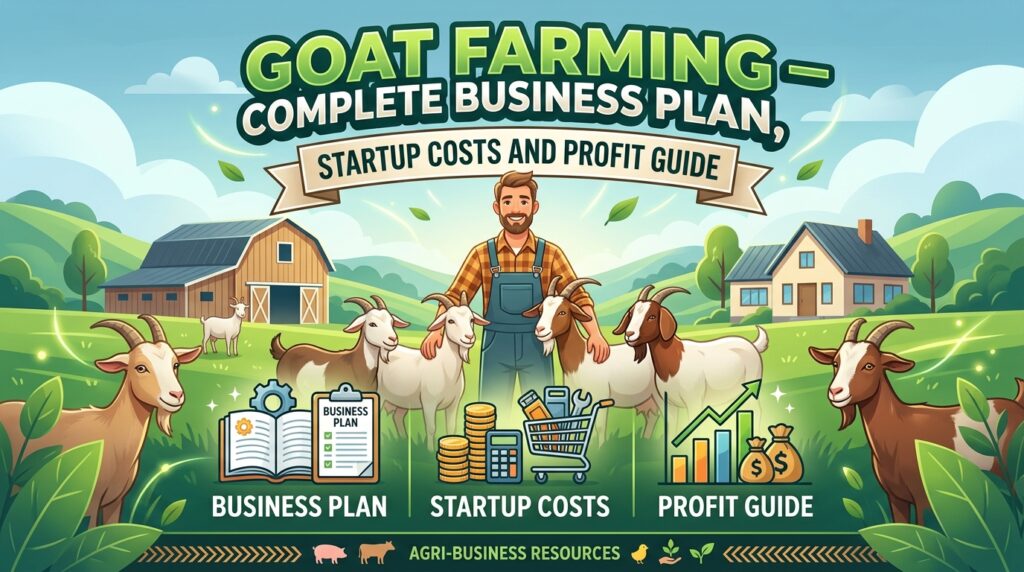 Goat Farming — Complete Business Plan, Startup Costs and Profit Guide